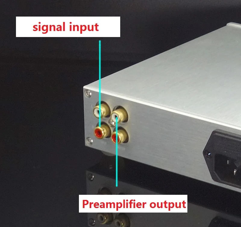 Законченный E50 Серебряный усилитель для наушников класса A HiFi усилитель мощности на основе схемы ARCAM