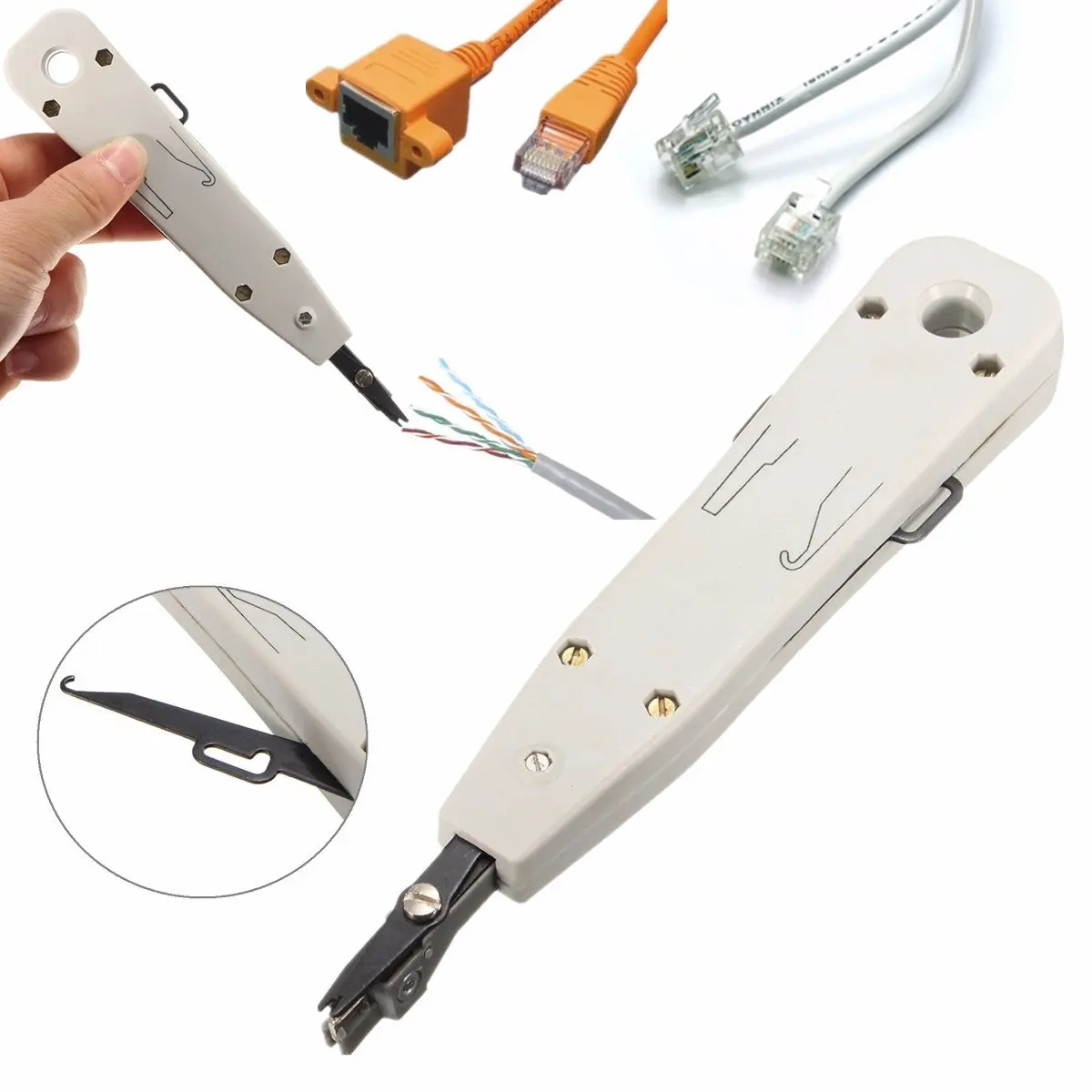 Portable Punch Down Impact Tool with Sensor Punchdown for phone