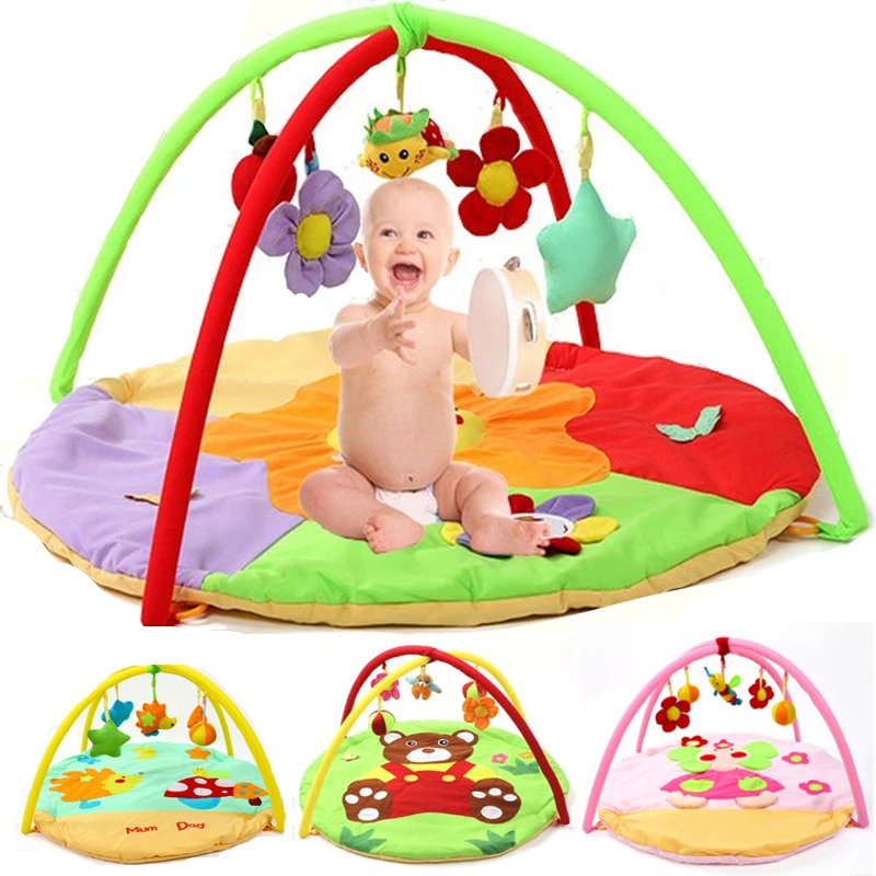 Cartoon Soft Baby Play Mat Kids Rug Floor Mat Boy Girl Carpet Game Mat Baby Activity
