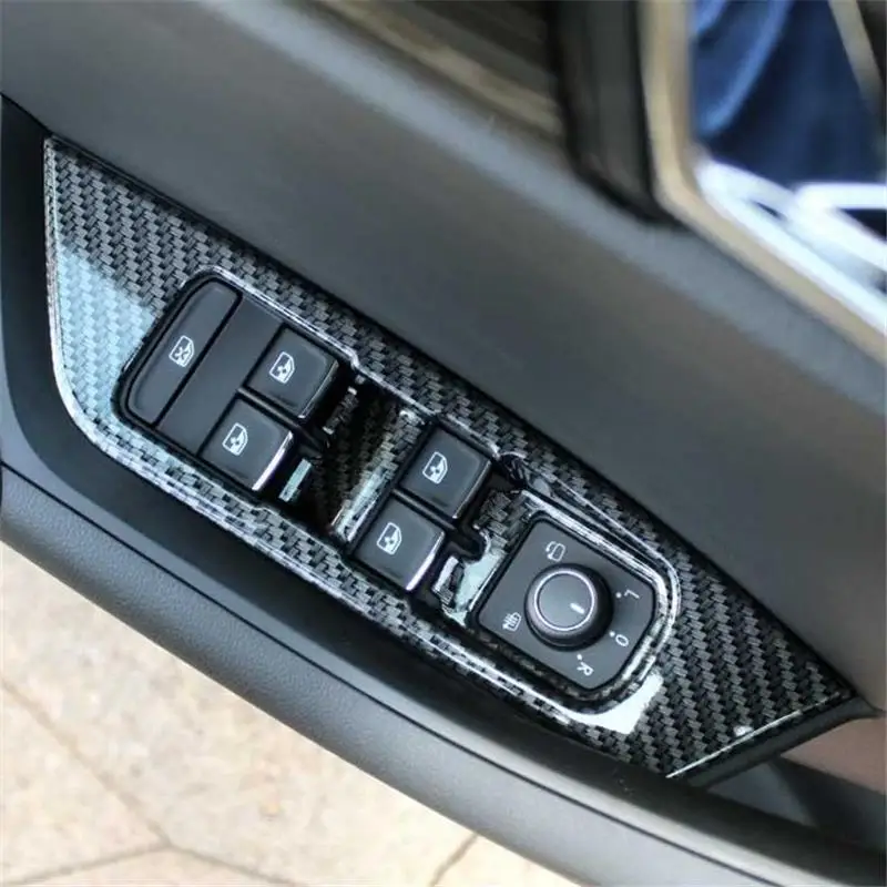 

Door Handle Gear Steering wheel interior promote decorative sticker strip parts car styling protecter 17 FOR Skoda Kodiaq