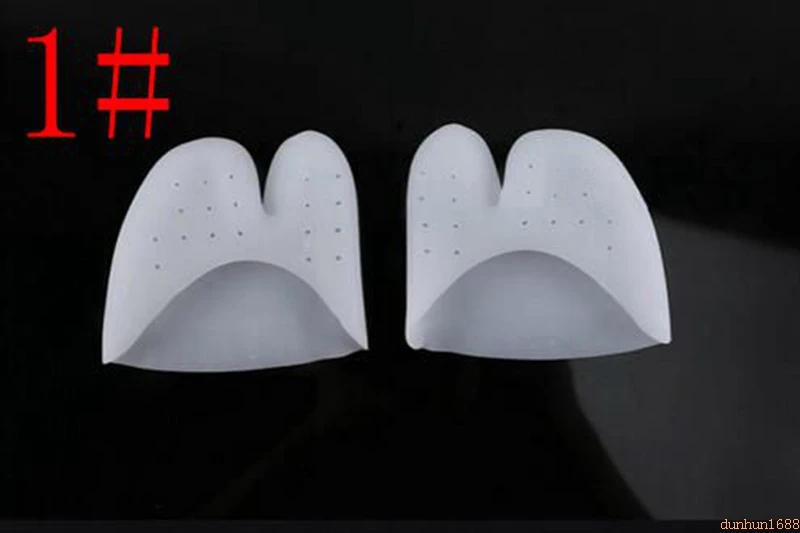 Almofadas de Sapato Sapatos de Salto Alto do Dedo do pé Dedo do pé de Manga Ferramenta com Buracos Paris Silicone Proteção Ballet Estojo Protetor Gel Cuidados 2 Estilos 44 100 - Lot 7 Instrumento cuidados c/ pés