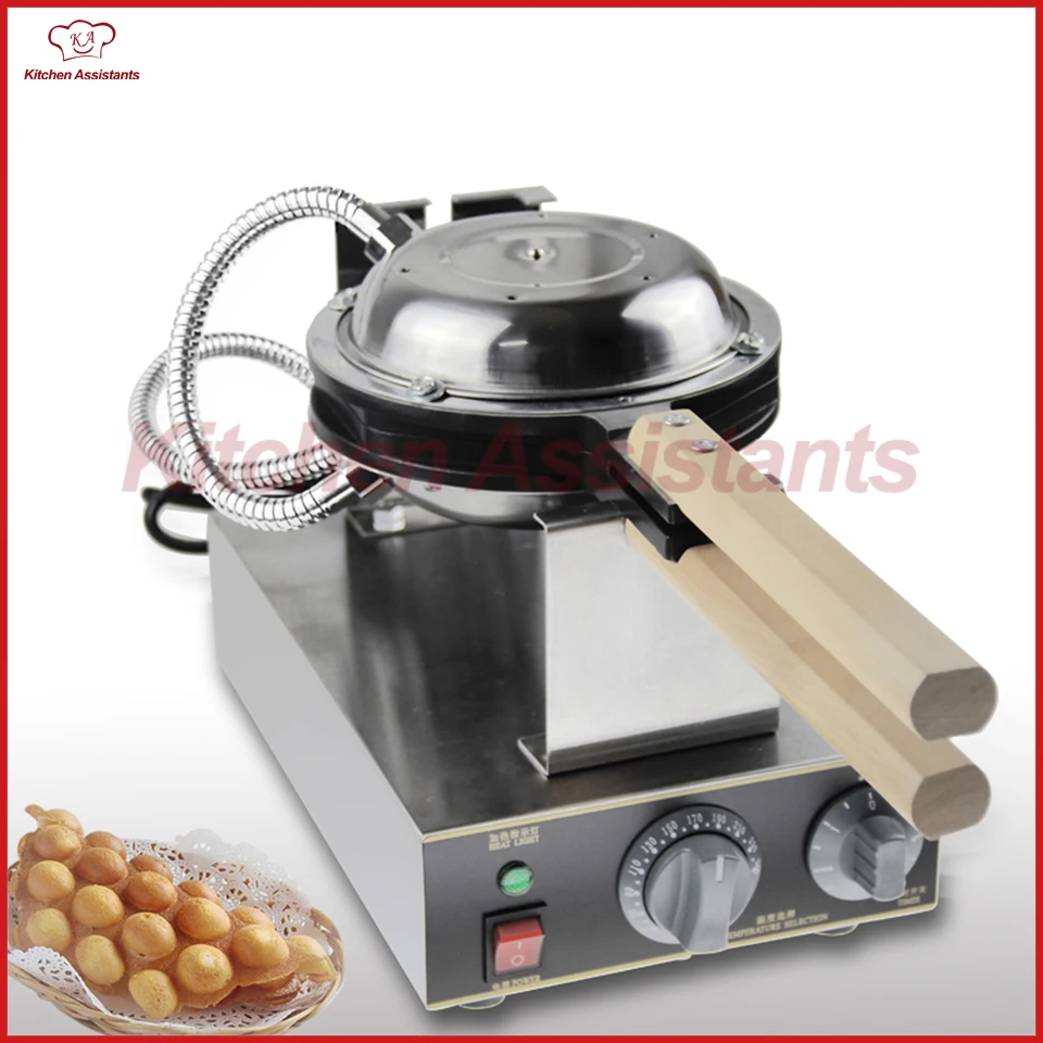 

FY6 Electric egg waffle maker machine 220V 1400W Stainless Steel