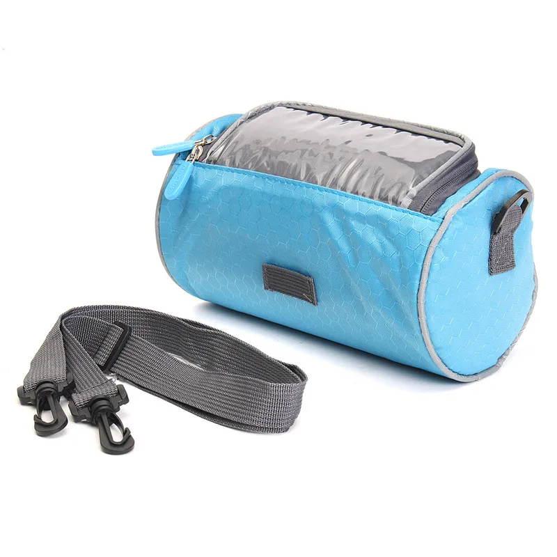 Discount 3 in 1 Touch Screen Bicycle Front Tube Bag 22x12x12cm Cycling Handlebar Bag MTB Bike Frame Pannier Bike Phone Bags Accessories 1