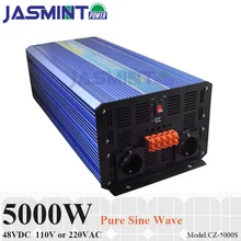 5000W 48VDC 100/110/120VAC or 220/230/240VAC Pure Sine Wave PV Inverter Off Grid Solar& Wind Power Inverter PV Inverter