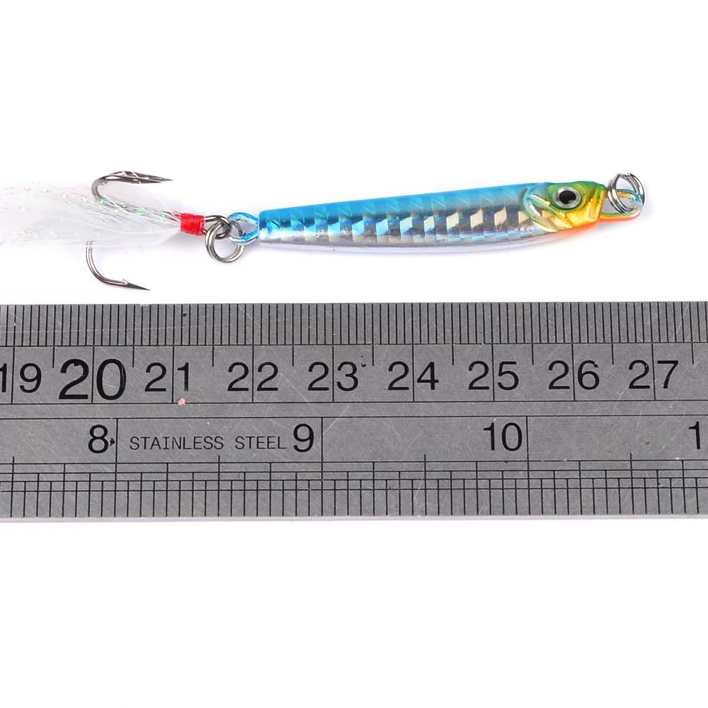 

JOSHNESE Dropship Outdoor Fish Lure Lead Sea Water Fishing Lure Spoon Metal Fishing Lure Reflecting Attracting + Free shipping!