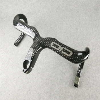 

Silver logo Black CARROWTER C10 carbon bike Handlebar With 400/420/440mm*90/100/110/120mm 3K Glossy/Matte for choice