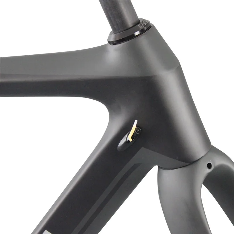 Flash Deal Ican Full carbon frame bb86&di2 compatiable Carbon bike frame customized painting 1050g road bike frame fork AERO007 1 Flash Deal Ican Full carbon frame bb86&di2 compatiable Carbon bike frame customized painting 1050g road bike frame fork AERO007 1