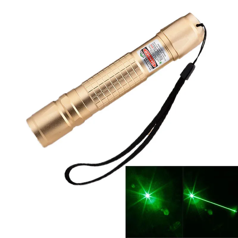 New  Laser 305 High Power 532NM Green Laser Pointer Pen Flashlight Grid Pattern Bright Single Point Lase 