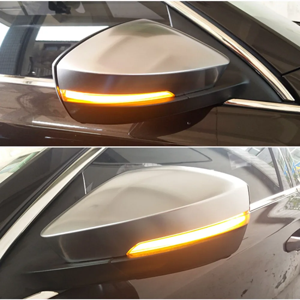 

For Skoda Octavia Mk3 5E 2013 - 2018 LED Dynamic Turn Signal Blinker Sequential Side Mirror Indicator Light