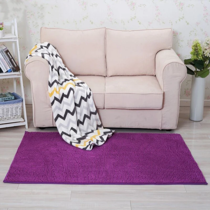 

New Colorful simplicity bath mat Rapid water absorption durable bathroom mat Kitchen bedroom stairs Non-slip bathroom carpet