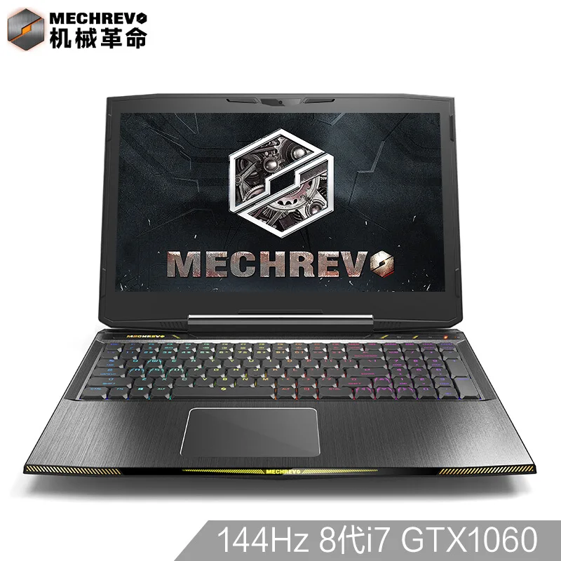 

MECHREVO X8Ti Eighth generation Core i7-8750H GTX1060 144Hz72% 15.6 inch gaming notebook 8G 128GPCIE+1T mechanical keyboard