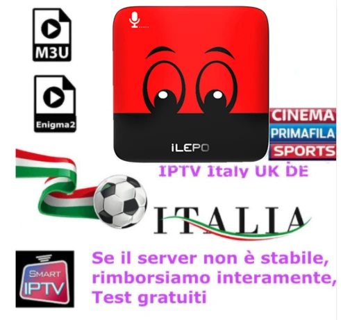 

OTT IPTV1 Year iLEPO Google Voice Control Android Free 2G/16G Italy IPTV EPG 4000+Live+VOD configured Europe Albania ex-yu XXX