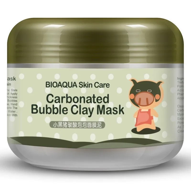 Глиняно-пузырьковая маска для лица Elizavecca Milky Piggy Carbonated Bubble Clay Mask