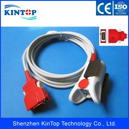 

Free shipping !!Compatible New Reusable 20Pin Red Masimo Rainbow adult finger SpO2 Sensor for RADICAL-5/6/7/8