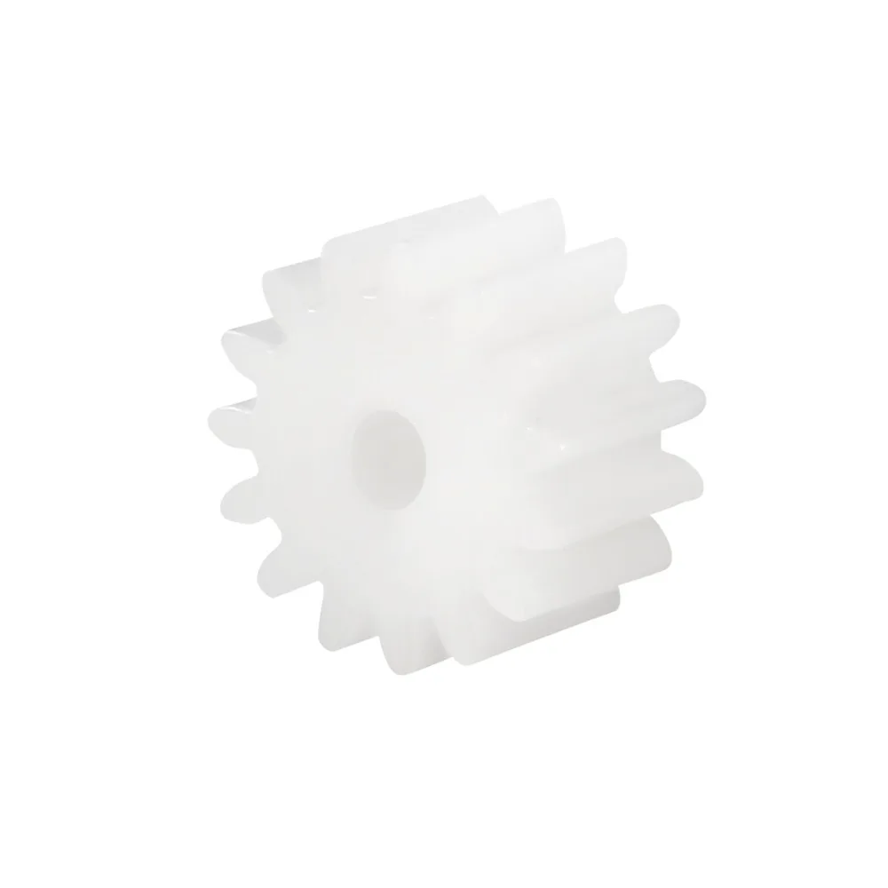 Plastic Shaft Gear 50Pcs 2mm Hole 5x5/4.5x8mm 8/14 Teeth for DIY Car Robot Motor