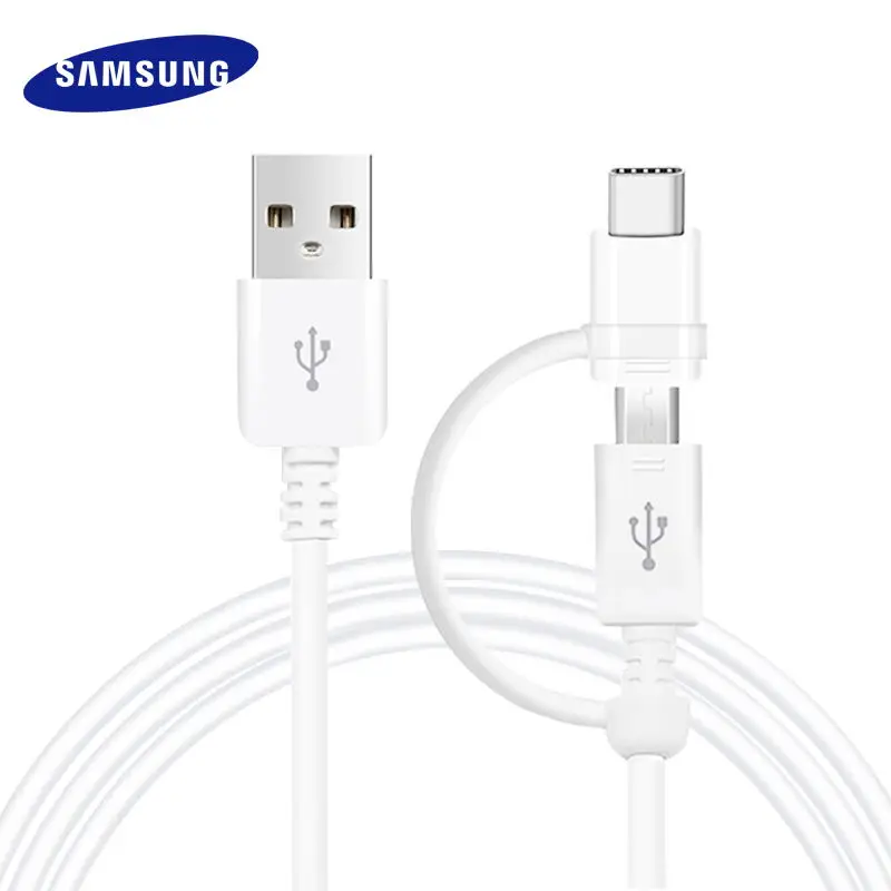 

Samsung Micro Usb Cable 2 in 1 USB Type C Cable Samsung S9 S9 plus Original Quick Charger Charge Type C Cable S8 S8 plus