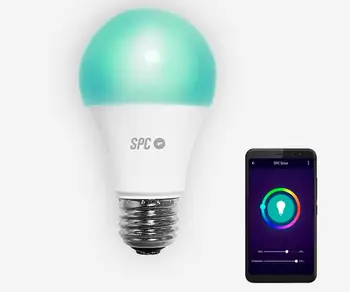 

SPC 6101B LED BULB SIRUIS 470 WI-FI SMART WITH LIGHT DIMMABLE RGB CONTROLLABLE REMOTELY WITH MOBILE APP