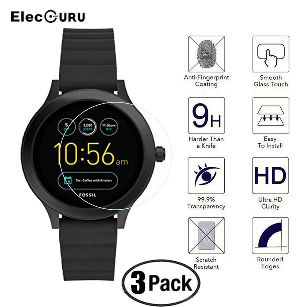 watch screen protector fossil
