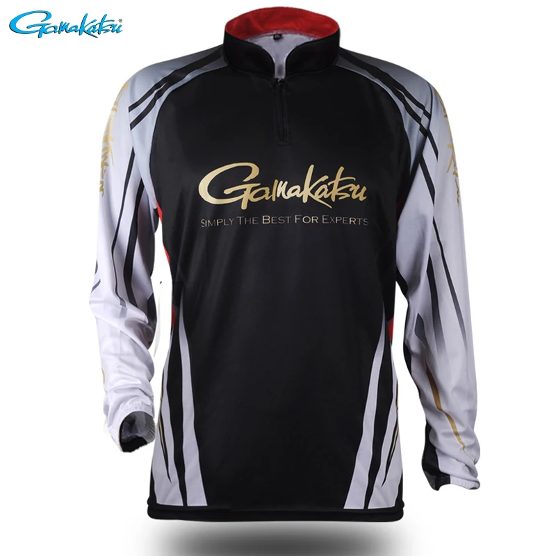 

GAMAKATSU Anti-UV Fishing Jacket Quick Drying Long Sleeve Fishing Shirts Sports Wear Cycling Hinking Sunproof Plus Size Shirt