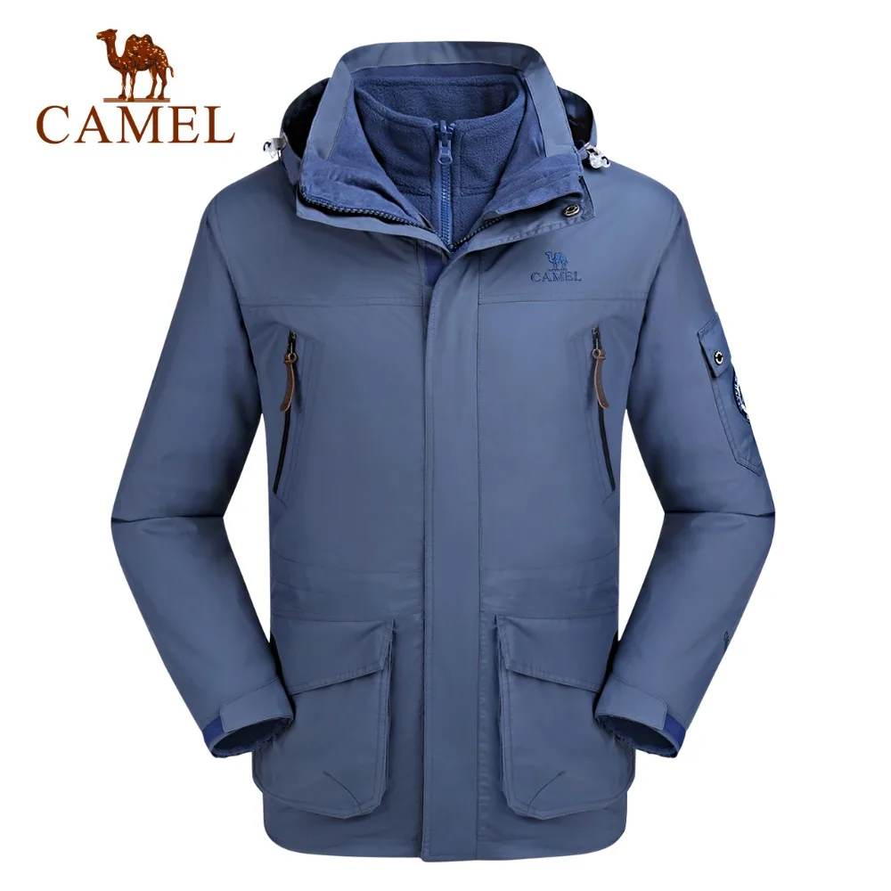 Buy CAMEL Men's Winter Inner Fleece Waterproof Jacket