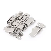 ФОТО uxcell 6pcs spring loaded metal suitcase chest tool boxes locking toggle latch hasp lock