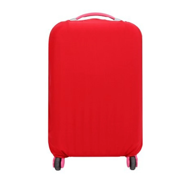 LXHYSJ уплотненный багажный Чехол Эластичный багажный чехол подходит для 18 до 30 дюймов костюм чехол пылезащитный чехол Аксессуары для путешествий - Цвет: Red Luggage cover
