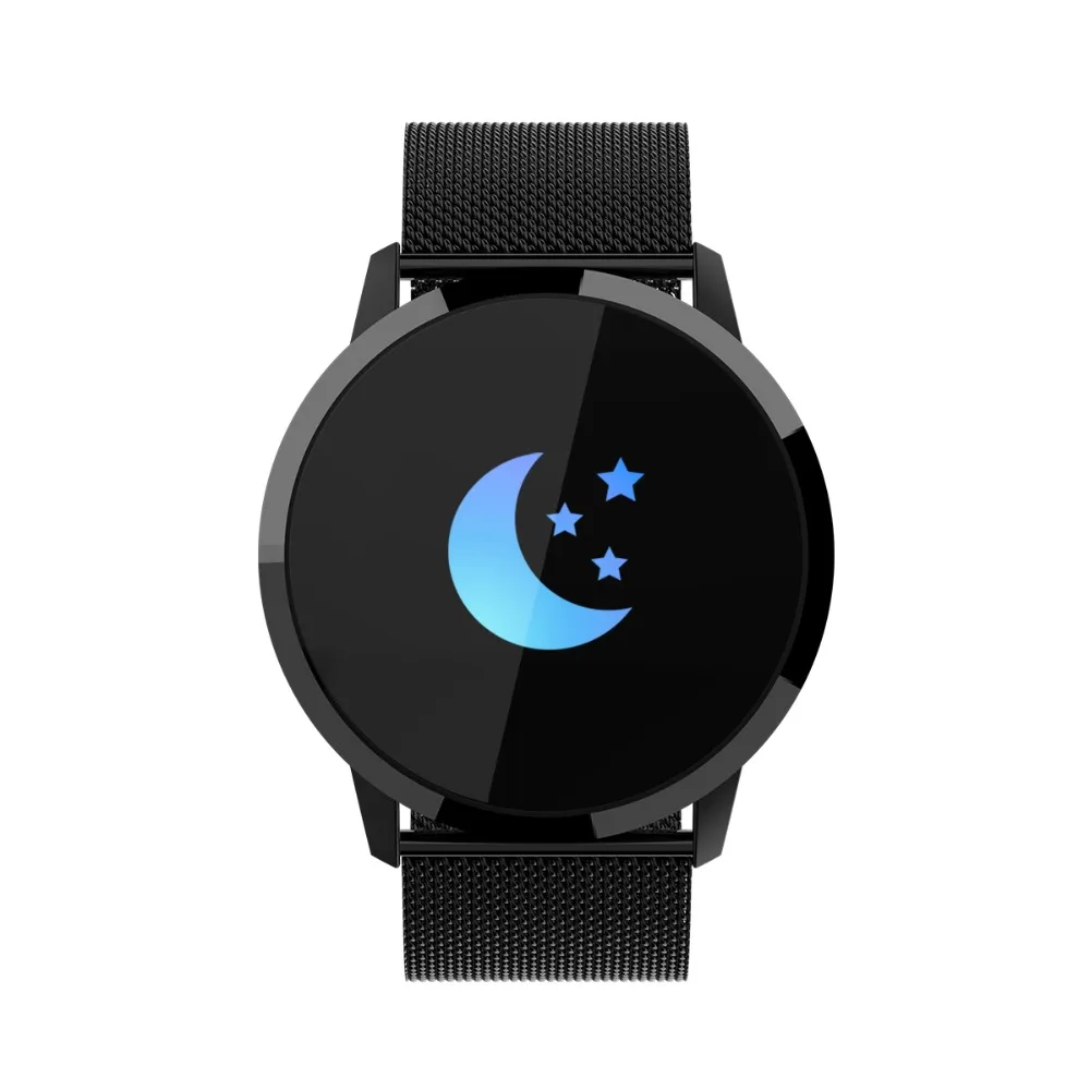 

RIVERSONG Smart Watch Q8 OLED Color Screen Smartwatch men women Fashion Fitness Tracker Heart Rate