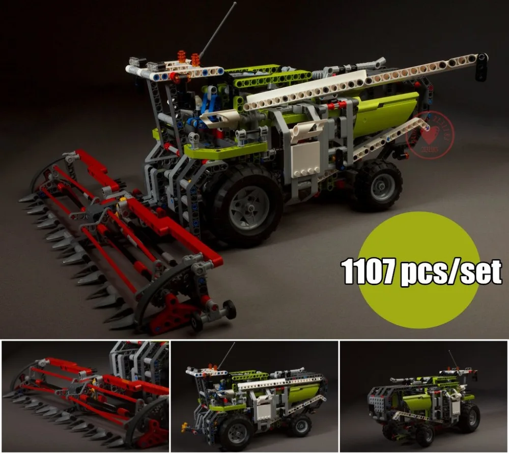 

Toys for children DIY Technic Series Combine Harvester fit legoings technic car city Building Blocks bricks Children Gift Set