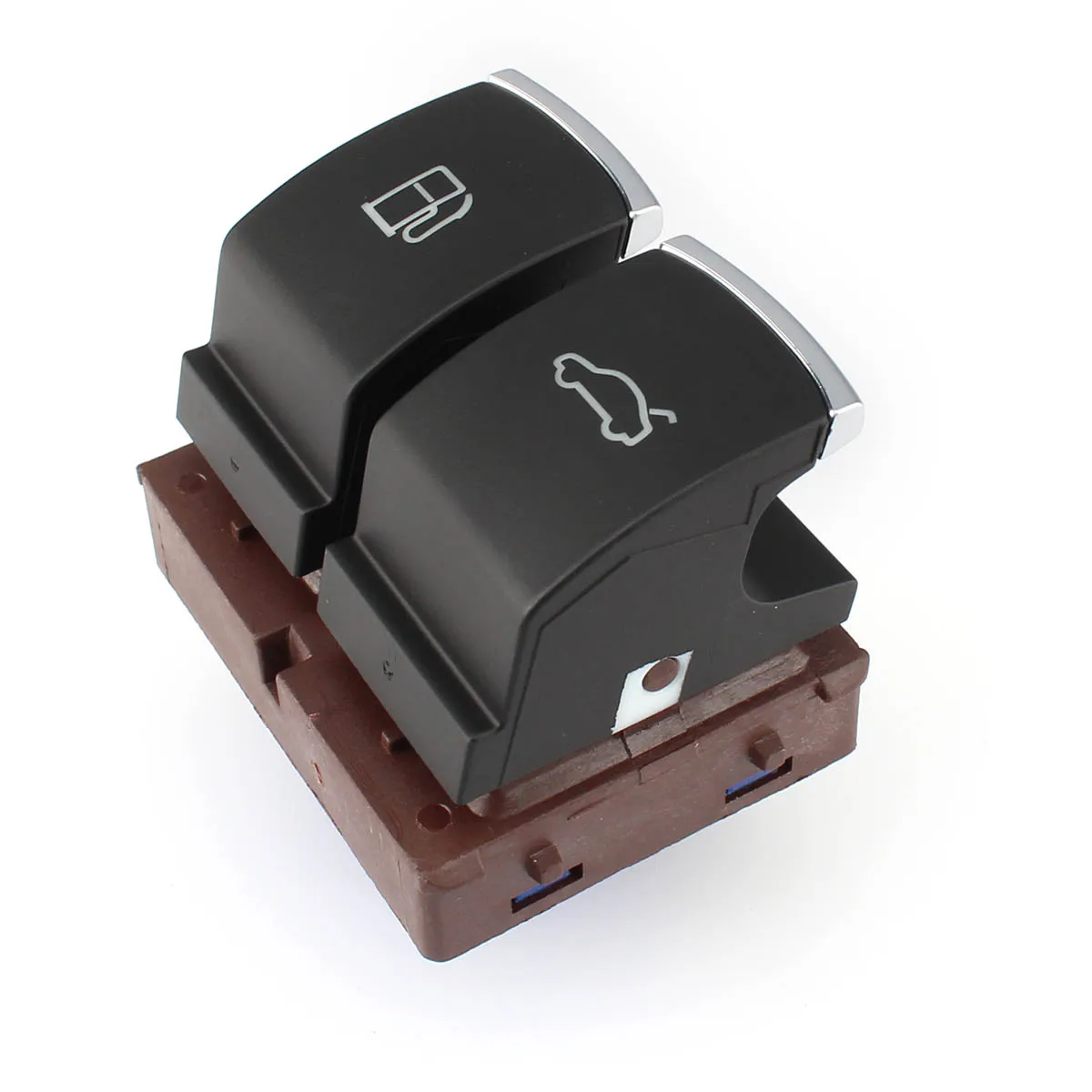 OEM Chrome Gas Fuel Tank + Trunk Release Button Switch for VW