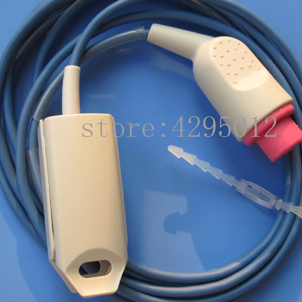 

Reusable Adult Finger Clip Spo2 Sensor Use With S&W Artema (Diascope G2 )Patient Monitor (Direct Connect) 10 Pins 3M