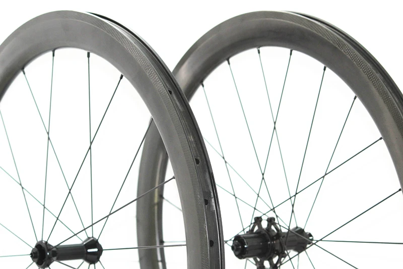 

3K Braking Surface Carbon Wheels 60mm Clincher Road Bike Carbon Wheelset U Shape 25mm Width Cycle Rims