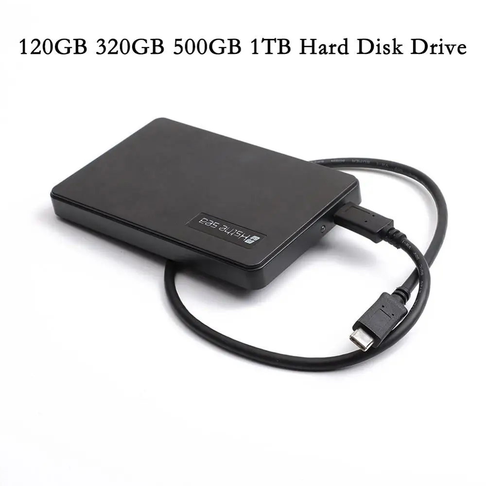 

2.5" Type-C External Hard Drive Disk 1000GB/500GB/320GB/120GB USB 3.0 HDD Disco Duro Externo for Laptop/Mac/PS4/Xbox One