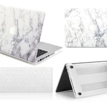 Новинка, белый мраморный Твердый Чехол-клавиатура, кожаный чехол для Apple Macbook Air Pro Touch Bar retina 1" 12" 1" 15" дюймов, чехол