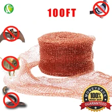 PCO Copper Mesh For Mouse Rat Rodent Control,100%Copper,pest reject,mouse,rat, 30Meters (100ft),pest control PCO Copper Mesh For Mouse Rat Rodent Control,100%Copper,pest reject,mouse,rat, 30Meters (100ft),pest control