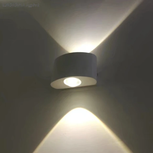 Us 13 7 Aliexpress Com Light Wall 6w 3w White Black One Led Indoor Outdoor Lighting From Reliable Suppliers On
