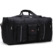 Мужские дорожные сумки, многофункциональная Черная мужская дорожная сумка Оксфорд 65 см, Большая вместительная красная ручная сумка для багажа, большая дорожная сумка