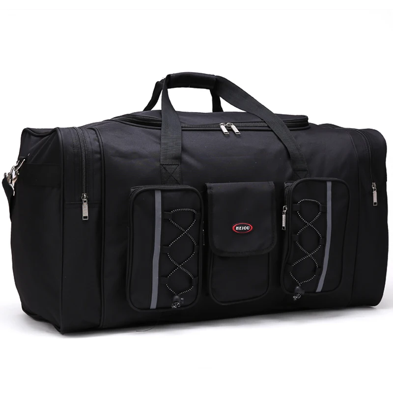 men travel bags Multifunctional Oxford black men travel duffle bag 65cm ...