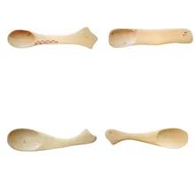 Botique дети мода мультфильм животных узор деревянная ложка детский КИТ горячий подарок