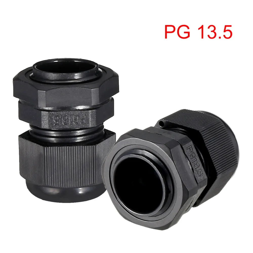 Uxcell 2 шт./лот PG13.5/PG25/M25/M32 черный кабельный ввод водостойкий соединитель