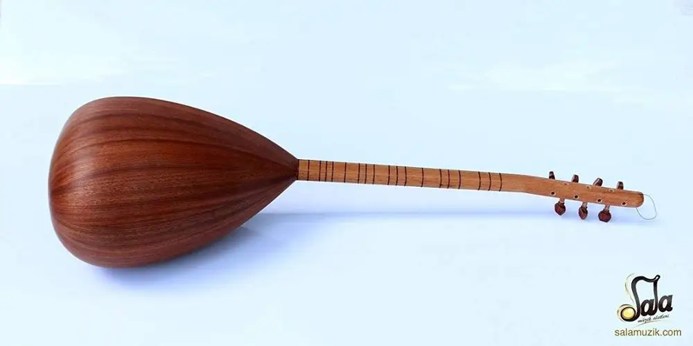 Турецкая профессиональная короткая шея из красного дерева Baglama Saz MSS-101