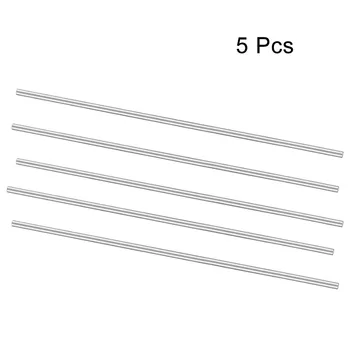 

Uxcell 5Pcs/lot Silver Tone Length 190mm Stainless Steel Shaft Round Rod Diameter 2.5mm for DIY Toy RC Car Model Part
