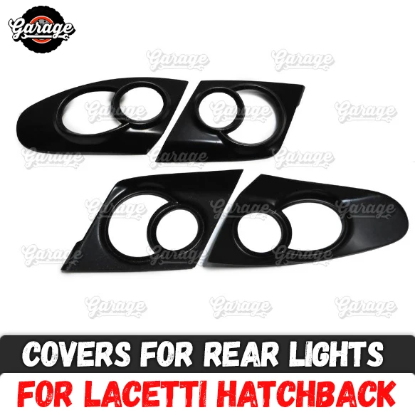 

Covers for rear lights case for Chevrolet Lacetti Hatchback 2002-2013 ABS plastic pads cilia eyebrows covers trim car styling