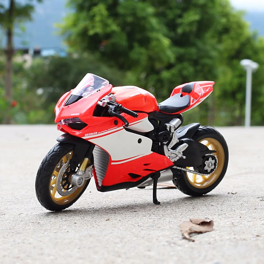 1:18 весы Maisto DUCATI 1199 суперлеггра мотоцикл гоночные автомобили мини модели