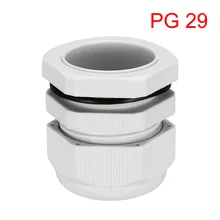 UXCELL 1 шт. PG29 БЕЛЫЙ КАБЕЛЬНЫЙ сальник для герметизации провода из линаня разъем Пластик провода вводы суставов, подходит на возраст 18-25 мм Диаметр провода