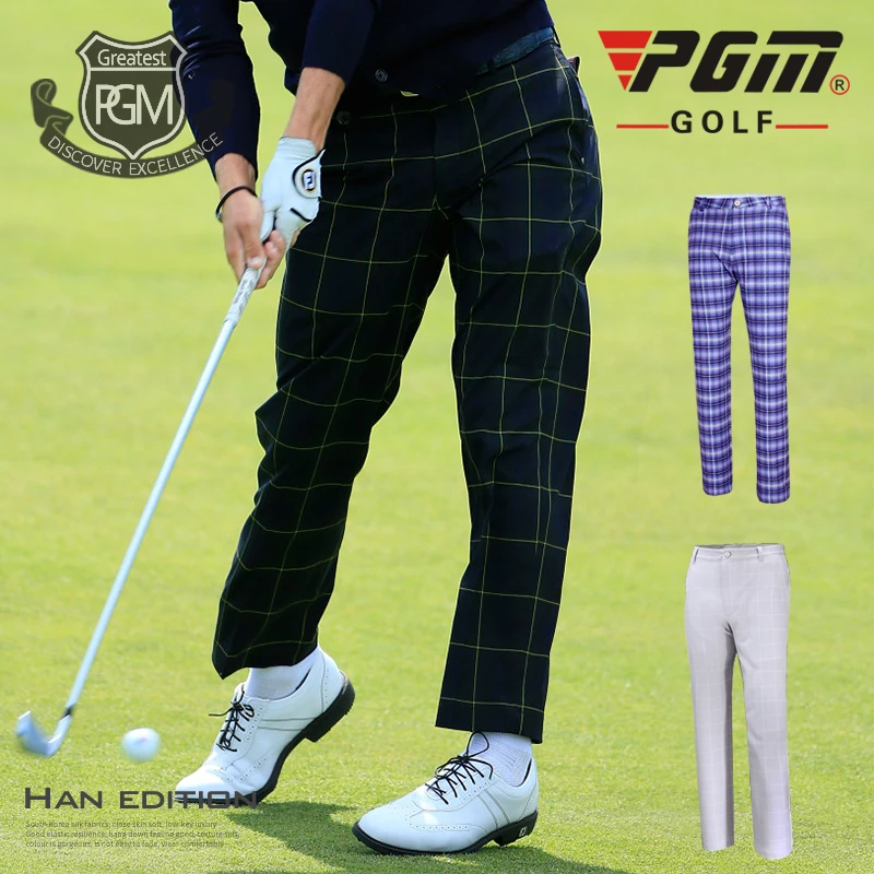 mens plaid golf pants
