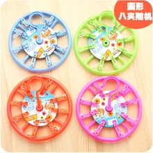 A241 маленькие круглые стойки прищепки носки Висячие сушильные папки ветер пластик мульти-клип вешалка для одежды оптом