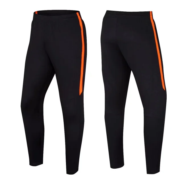 Футбольные тренировочные штаны, мужские футбольные спортивные штаны, штаны для бега, леггинсы, спортивные штаны для бега, фитнеса, спортивный костюм - Цвет: 6019 oraneg