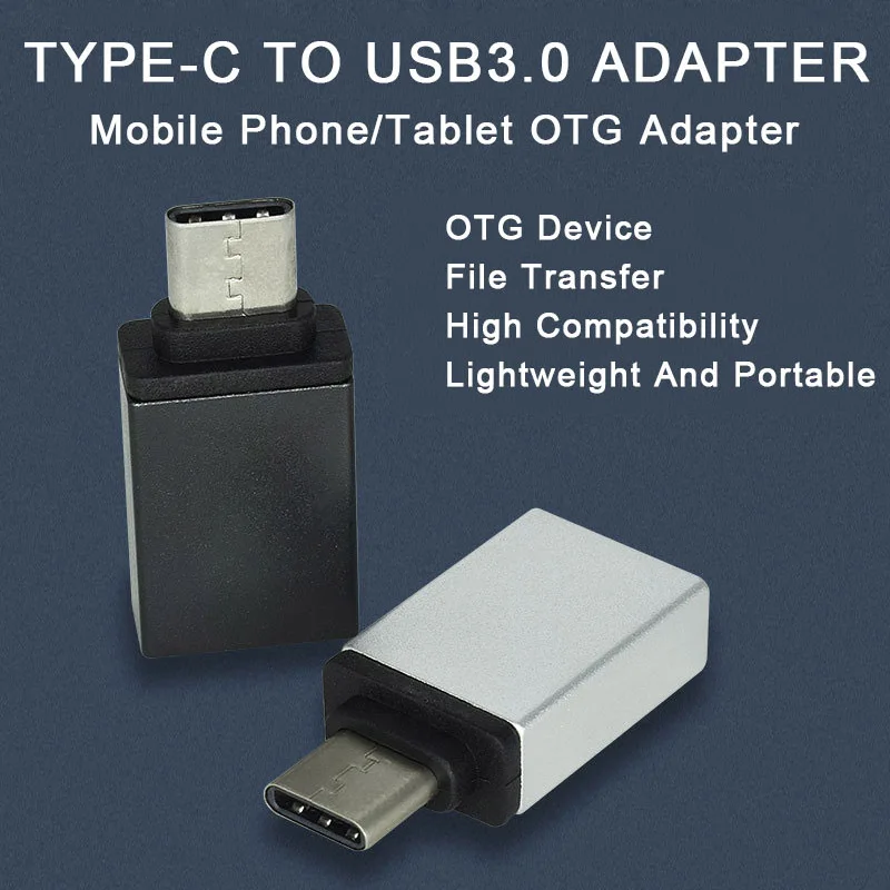 Mini type C к USB 3,0 Jack конвертер type-c OTG адаптер для Android Мобильный USB разъем смартфон передачи данных сплиттер