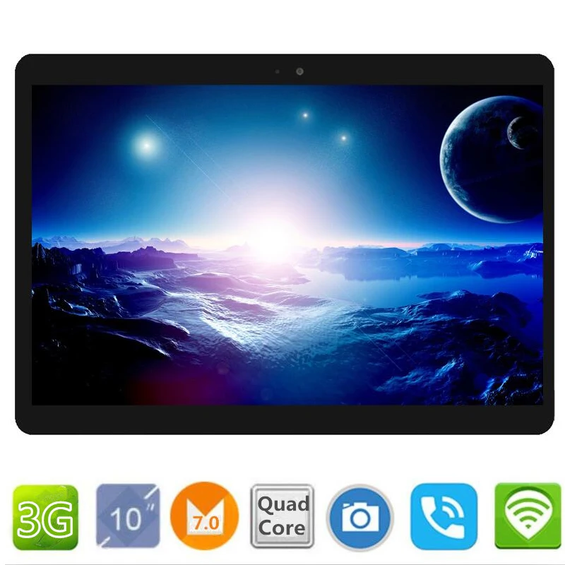 CARBAYTA official licensed Google 10.1 inch Original 3G Phone Call Android 7.0 Quad Core IPS pc Tablet WiFi 10 android tablet pc