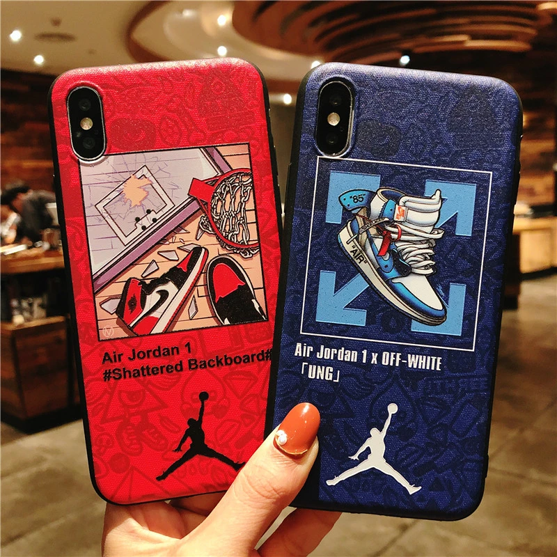 

Niceking Jordan NBA Phone Case For iPhone 6 6S 7 8 Plus Case iPhone X Case Coque Soft Silicon Back Cover Case For iPhone XS
